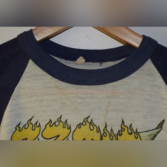 Vintage Unisex 1980 ZZ Top Deguello Expect No Quarter Raglan Tee, Size Unknown - Picture 3 of 7